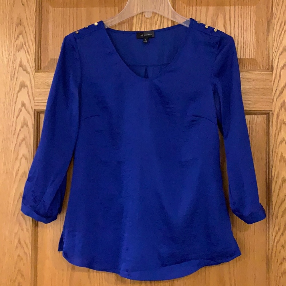 The Limited Blue Blouse